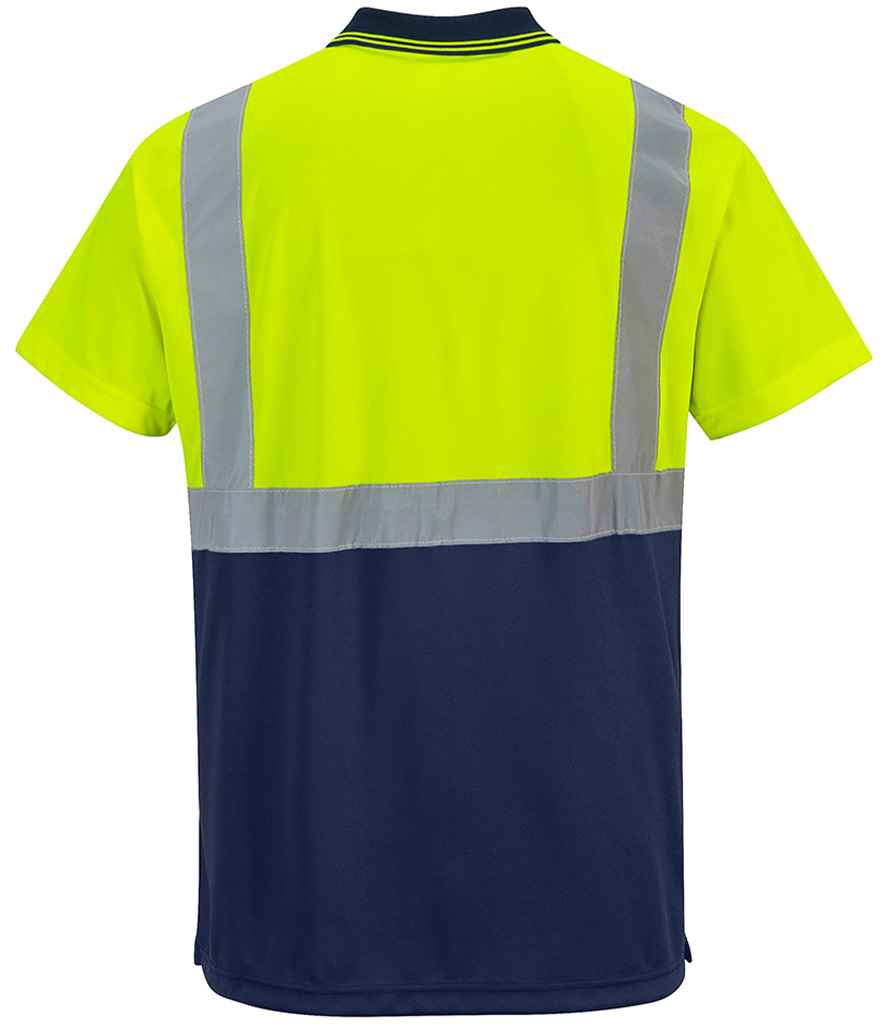 PW062 Yellow/Navy Back